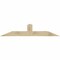 Ekena Millwork Portland Rough Sawn Timber Gable Bracket, Douglas Fir, 72"W x 15"H x 6"D x 6"F, 5/12 Pitch GBW072X15X0606POR00RDF - alternate 1